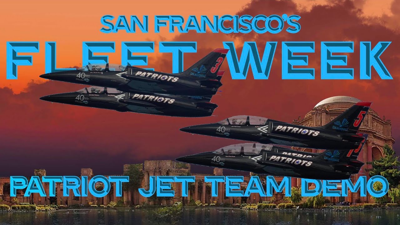 L-39 Patriots Jet Team - [4K] - San Francisco Fleet Week 2024