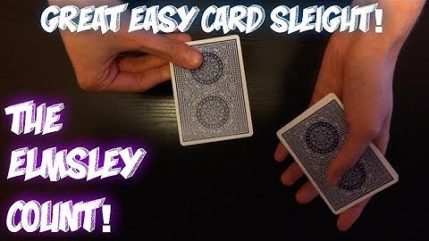 How To Do THE ELMSLEY COUNT! Easy Card Sleight Tutorial