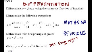 Mathematics N4 DIFFERENTIATION April 2021 Revisions @mathszoneafricanmotives screenshot 4