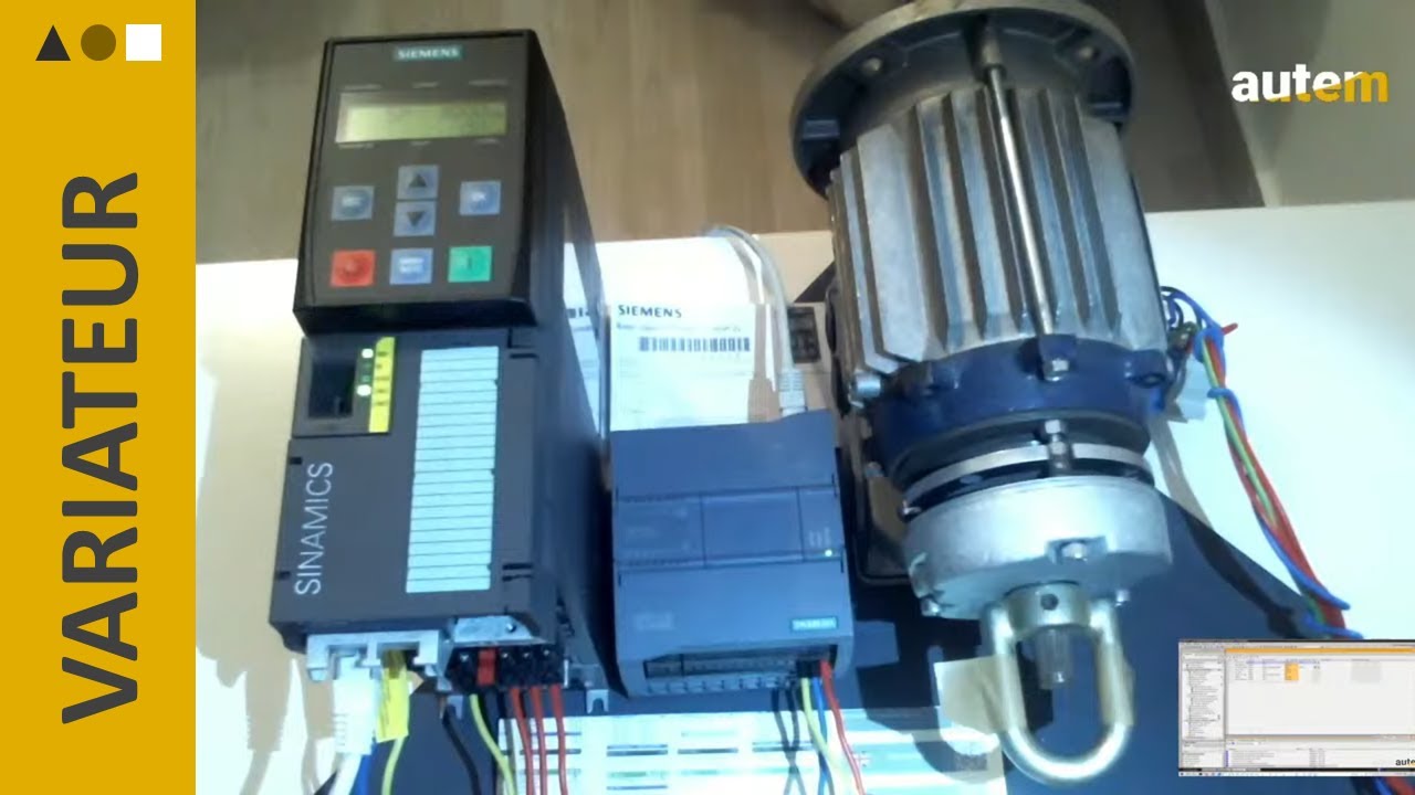 Ep 2 - G120 Variateur Moteur (partie 2) : Identification des paramètres à la 1ère mise en service