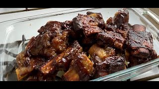 How to Make Short Beef BBQ Ribs In The Oven | Easy Recipe | Short Beef Ribs made In An Oven Bag!