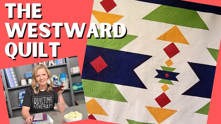 Westward Quilt - A Modern Solid Quilt with the Midnight Quilter