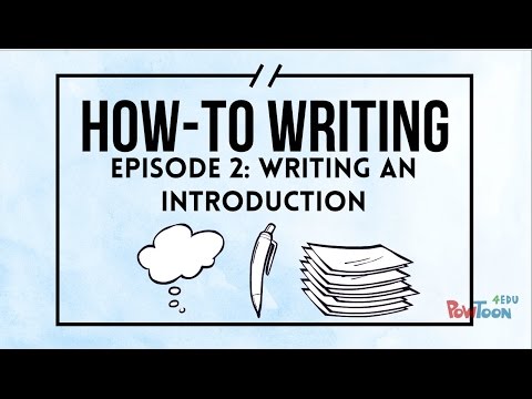 how to write an intro for an essay a child