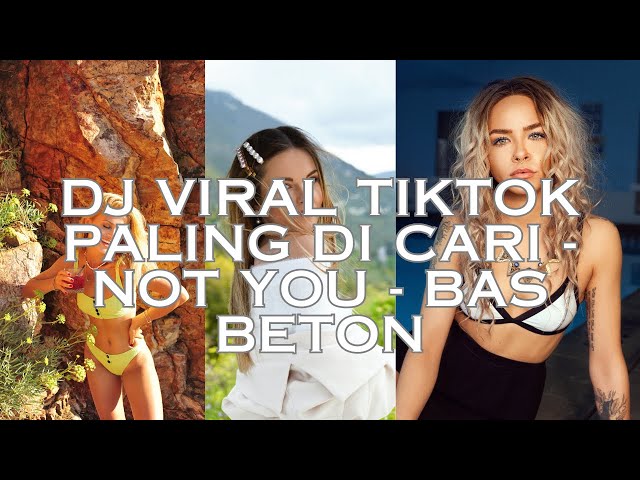 DJ VIRAL TIKTOK PALING DI CARI TIKTOK 2023||NOT YOU -  BAS BETON class=