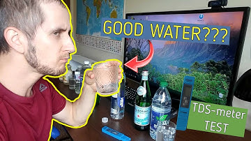 ARE WE DRINKING GOOD WATER??? TDS-meter TEST