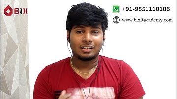 Praveen  Python training Review | Python courses in Chennai - BIX IT ACADEMY