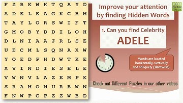 Hidden words #10. Can you find your favorite singer in the picture? | Hidden Words