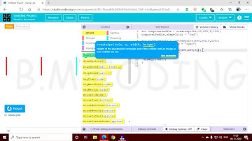 how to make pong game in code.org part 1