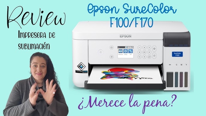 Impresora Epson F170 Sublimación A4 Tinta Surecolor- Boleta