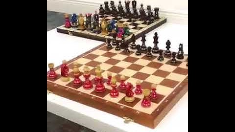 Hand-Painted Custom Chess Boards