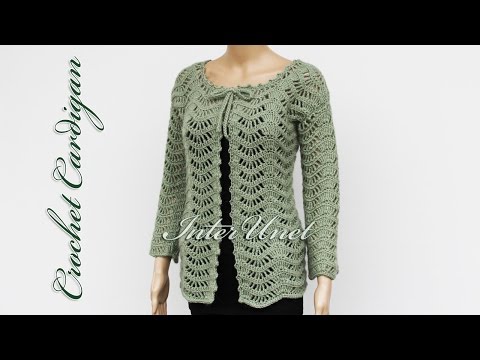 Lace jacket cardigan crochet pattern