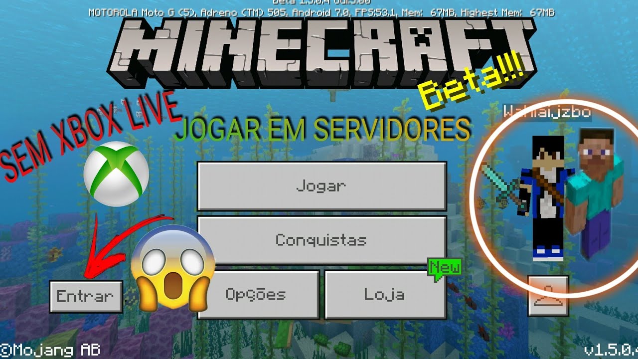 COMO JOGAR MINECRAFT ONLINE ? 