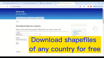 How to Download the Shapefile (GIS data) of any Country for Free