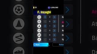 Inzaghi new free card training ☠️🔥 #efootball #efootball2024 #pes2021 #efootball2023 #shorts