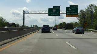 Charlotte Beltway (Interstate 485 Exits 67 to 59) outer loop