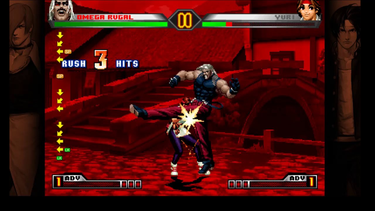 Kof 98 UM FE Omega Rugal's Death Combo - YouTube