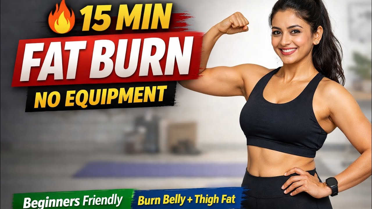 Full Body Fat Burn Workout | No Equipment | Daily Weight Loss at Home ...