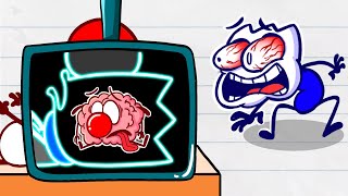 Pencilmate Puppy Heart vs Mind | Battle of the Emojima |  Animated Short Films @MaxsPuppyDogHindi