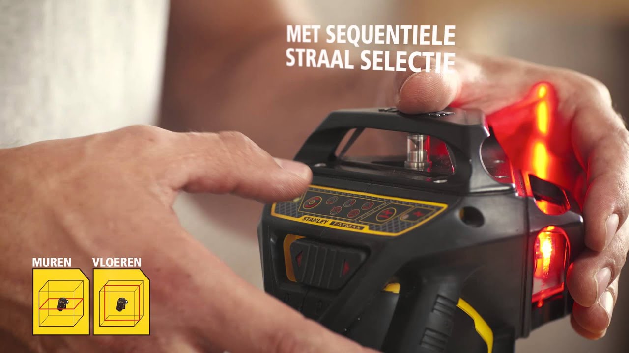Stanley FatMax® X3R Laserwaterpas 3x 360° met rode straal