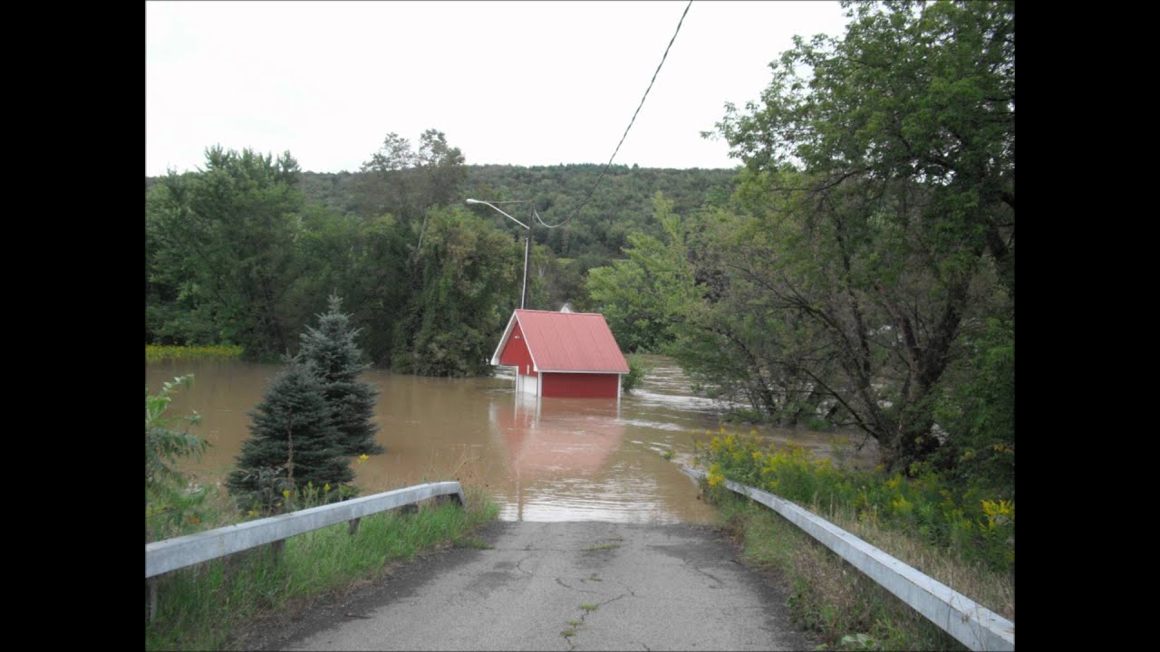 Flooding in Wells Bridge, NY September 8, 2011 YouTube