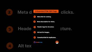 5 Essential HTML SEO Tags