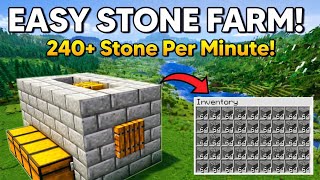Minecraft AFK Stone Generator - 9,800 per Hour!