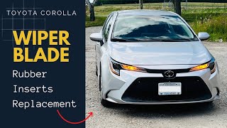 Change Rubber Blades Only in Toyota Corolla | No need to change complete blade