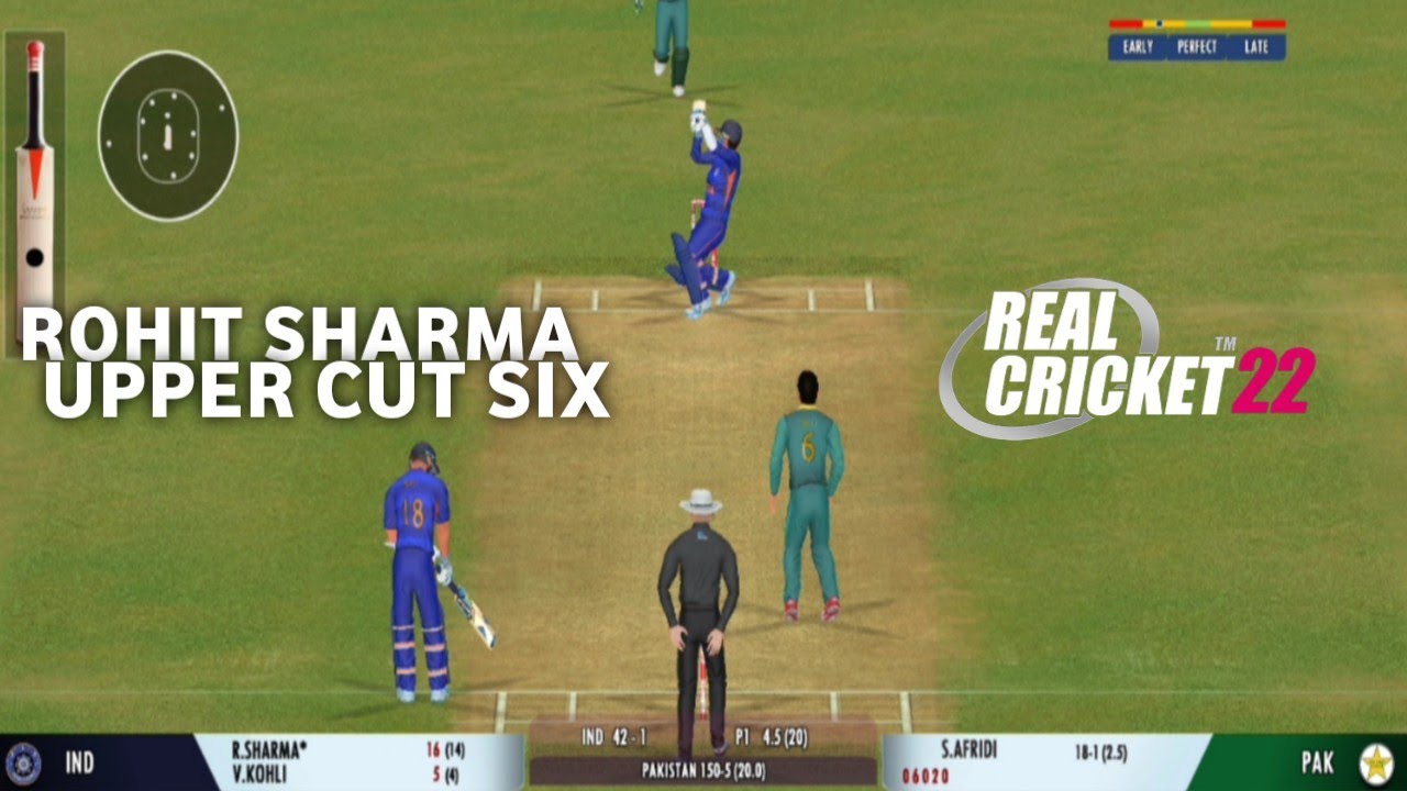Rohit Sharma Upper Cut Shot | Real Cricket 22 | 