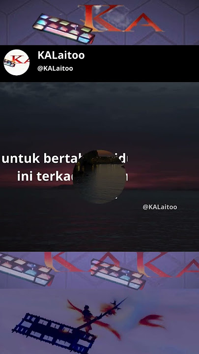 suatu saat kamu harus egois