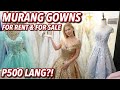 MURANG GOWNS FOR RENT! P500 LANG?! (TRYING ON IMPORTED GOWNS) | VLOG#50 Candy Inoue ♥️