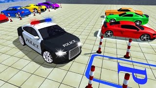 police car spooky stunt parking || android game play || screenshot 5