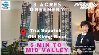 Tria  Seputeh Residence  ranging from 764 sqft to as big as 2874 sqft  located at old klang road. screenshot 2