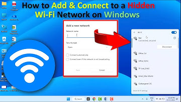 How to Connect Hidden Wi-Fi Network on Windows 11