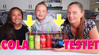 Vem vinner det stora Cola Testet?! Theodor, Julia eller Anna?!