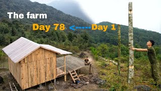 عملية الـ 78 يومًا لبناء حديقة مزرعة في الجبال ، مزرعة تراي