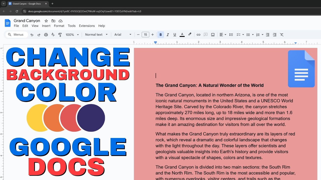 How to Change the Background Color on Google Docs - Full Tutorial
