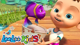 1 2 3 Once I Caught a Fish Alive 🐠 Toddler Learning Nursery Rhymes - Fun Cartoons for Preschoolers