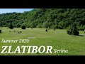 ZLATIBOR SERBIA SUMMER 2020 / Dino Park / Adventure Park / Indian Park Tornik / waterfall