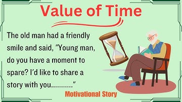 Learn English Through Stories | Value of Time | New English Stories