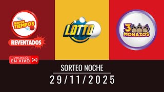 Sorteo Jps En Vivo 29112025 Lotto, Lotto Revancha, 3 Monazos Y Nuevos Tiempos Lotimagic