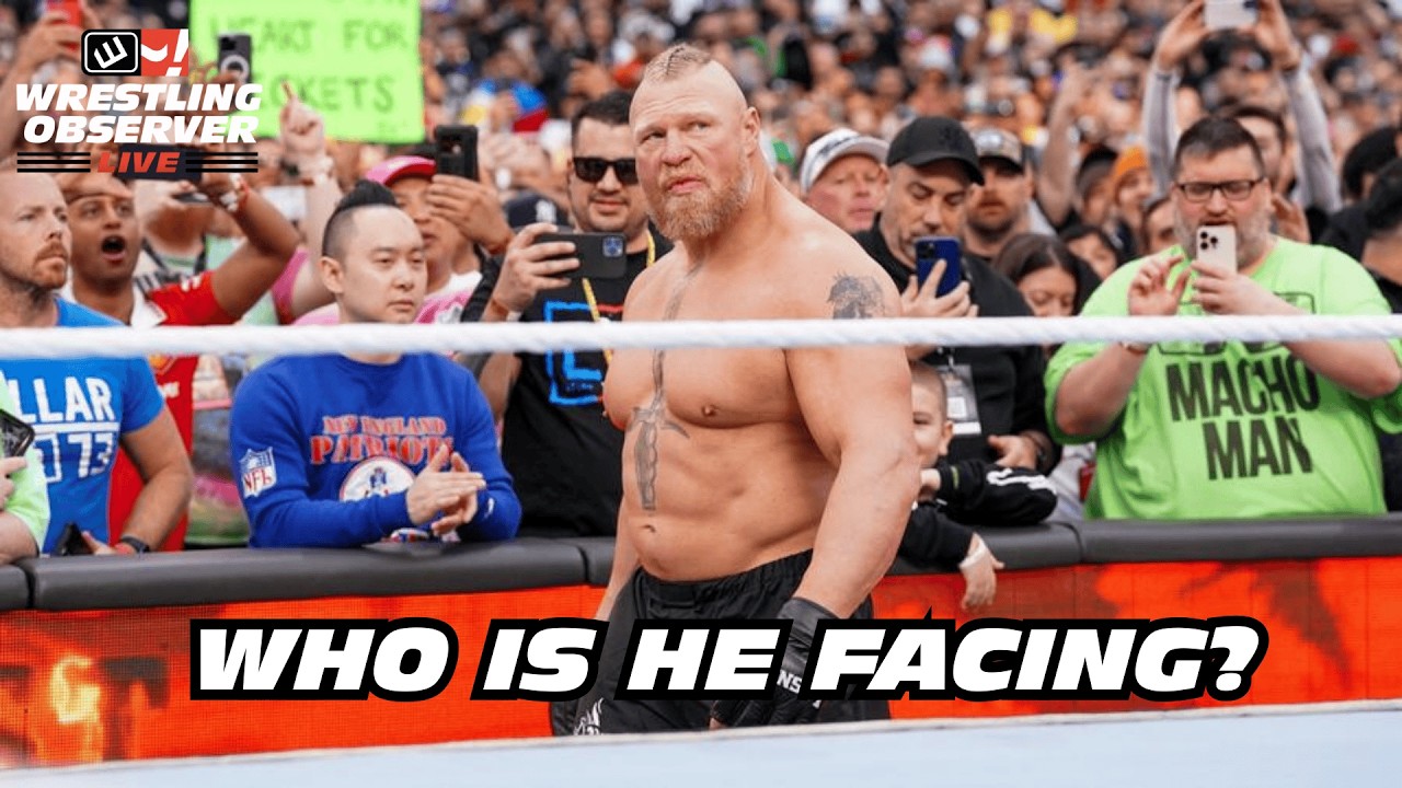 Who is Brock Lesnar facing at WrestleMania? | Wrestling Observer Live