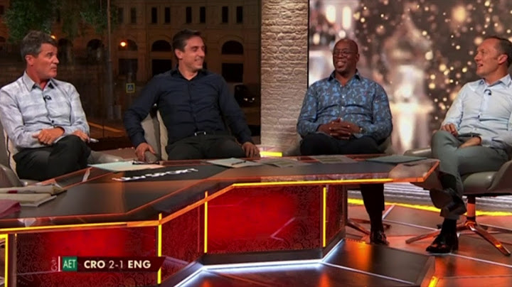 Roy Keane "England talk about the final BEFORE the final!" CROATIA 2 ENGLAND 1
