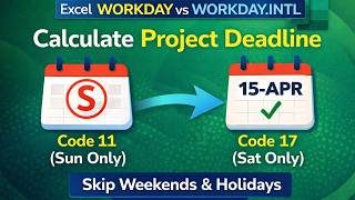 WORKDAY vs WORKDAY.INTL 🔥 Skip Weekends & Holidays | Codes 11 & 17
