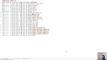 Basics of the Emacs file manager (dired == directory editor)