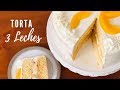 Torta 3 Leches 🍰| Con Relleno de Frutas y Dulce de leche!