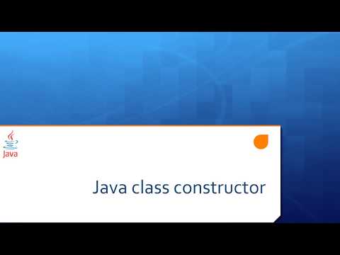 Lesson12c Java class constructor
