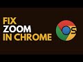 How to Fix Zoom in Google Chrome (Reset Page &amp; Browser Zoom)