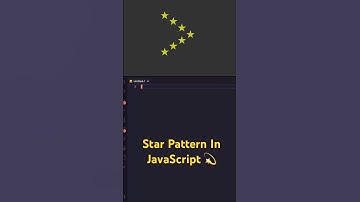 Star Pattern In JavaScript #developer #shorts #javascript
