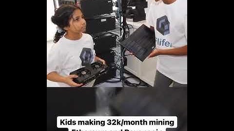 Kids Making Money Mining Ethereum and Ravencoin😱💲