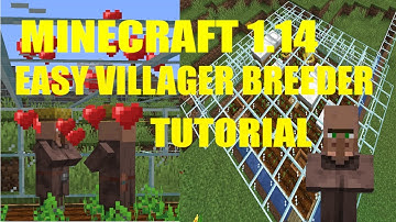 EASY To Build Infinite Villager Breeder Tutorial For Minecraft 1.14